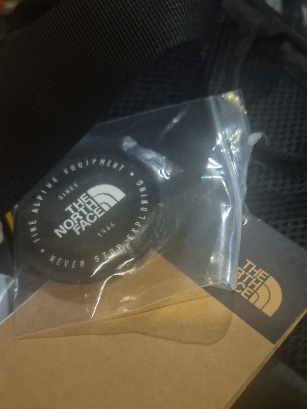 NEW---The North Face Black Cosmetic Pouch with White Logo
